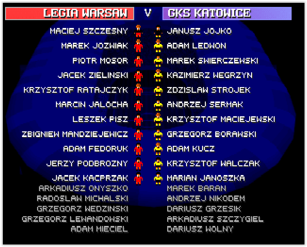 Sensible World of Soccer – zrzut ekranu